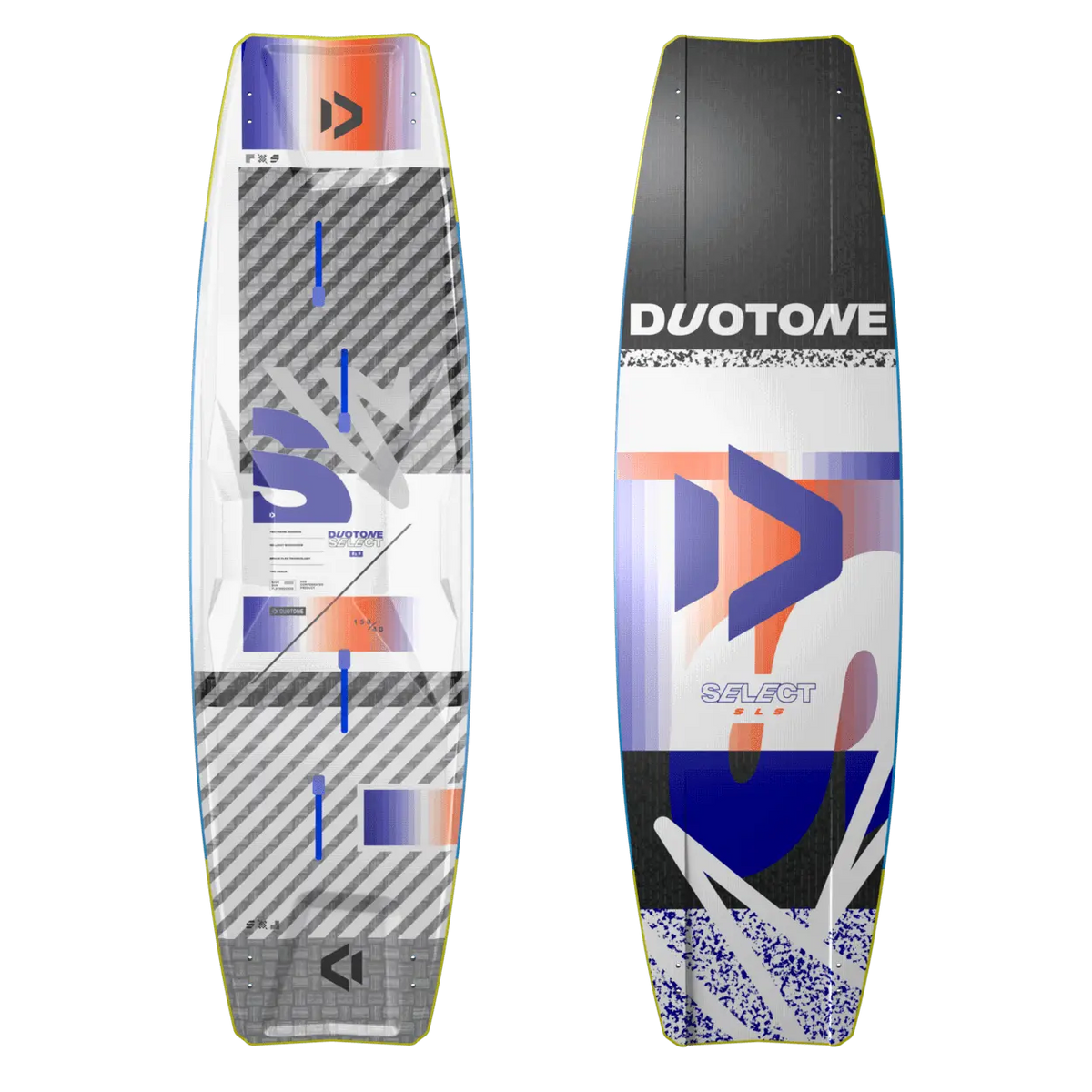 Tavola Kite Surf Duotone Select 2020 Twintip, Misura 135 Cm, Per Sport Acquatici