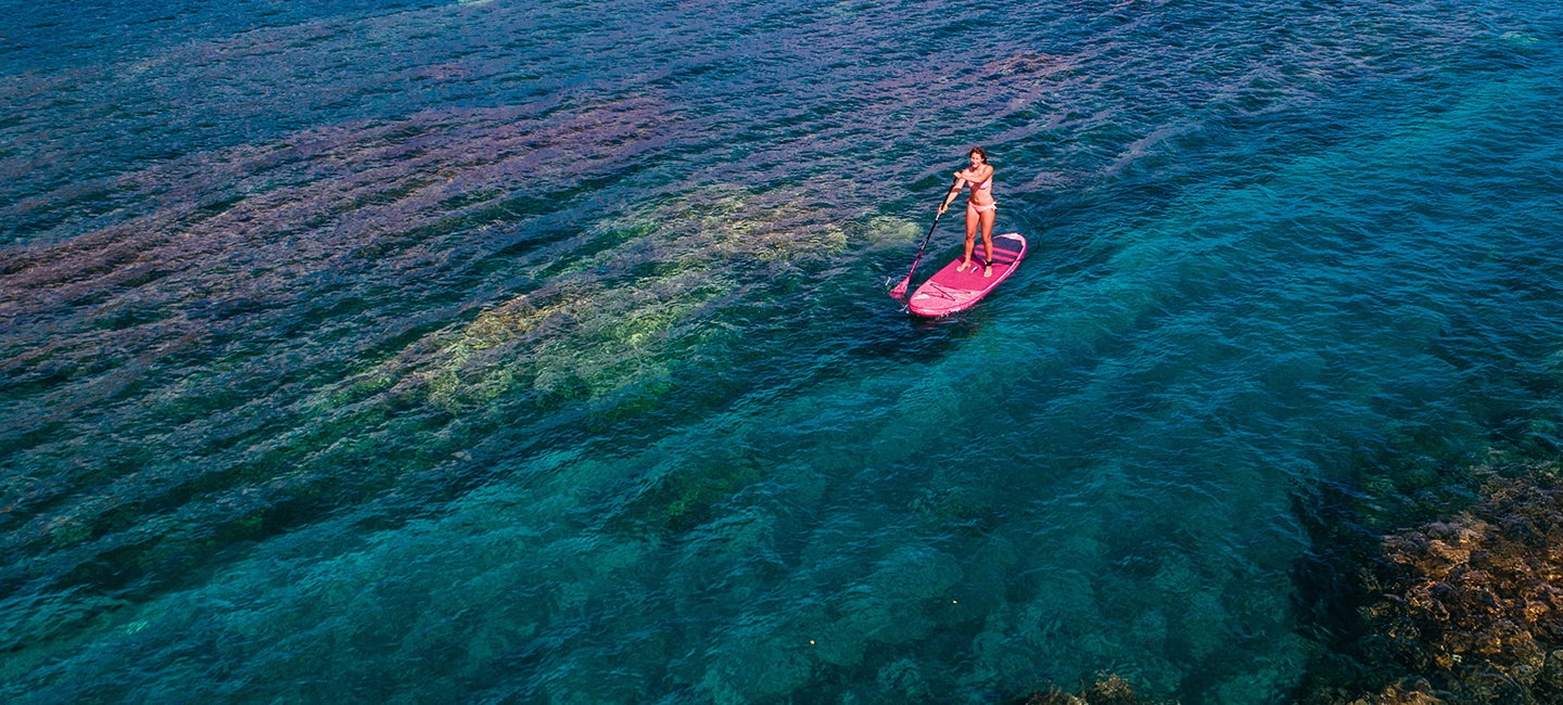 Komm in unsere SUP Welt und du findest eine große Auswahl zwischen Inflatable Boards, Hardboards, Zubehör und SUP-Sets!
