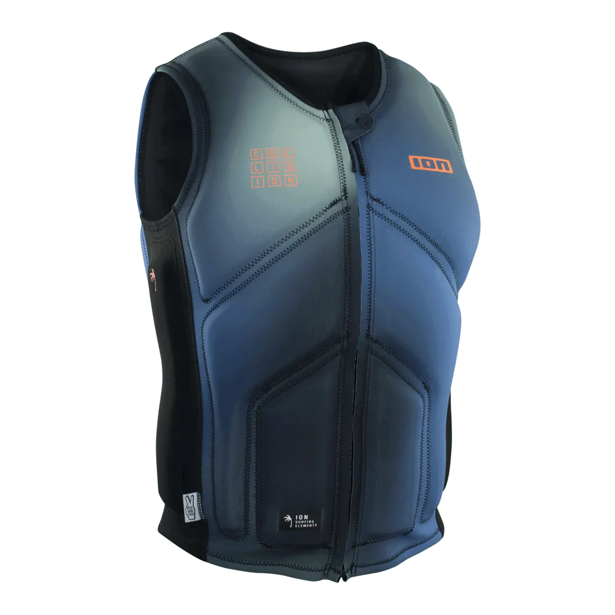 ION Collision Vest Core Front Zip Herren 2023/24  Protection