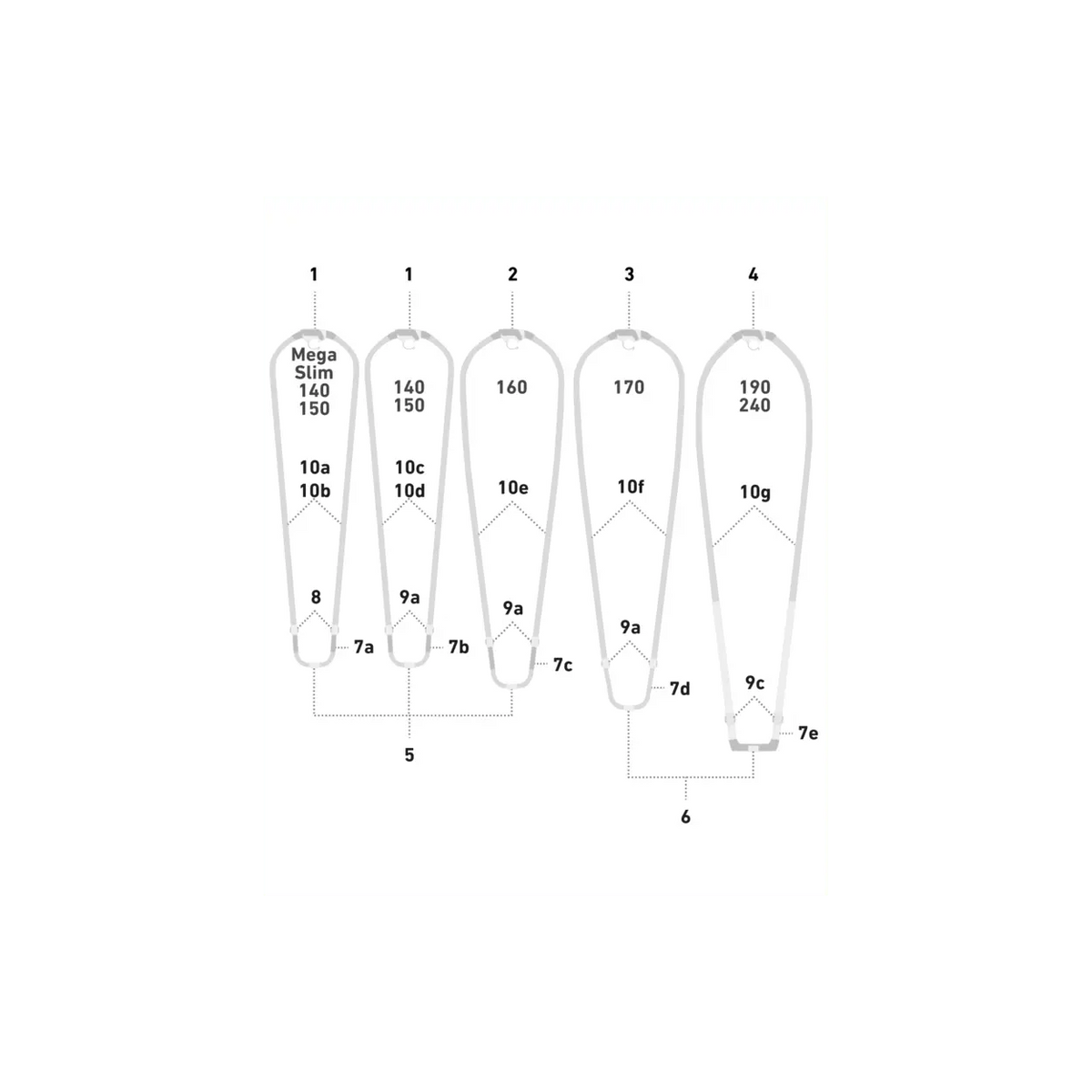 Duotone Platinum SLS Boom Tailend (SS22-onw) 2024  Spareparts