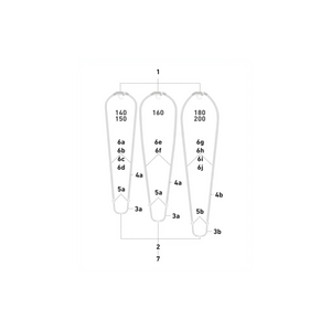 Duotone Alu Tailend oval complete w. VTS Tail (SS22-onw) 2024  Spareparts