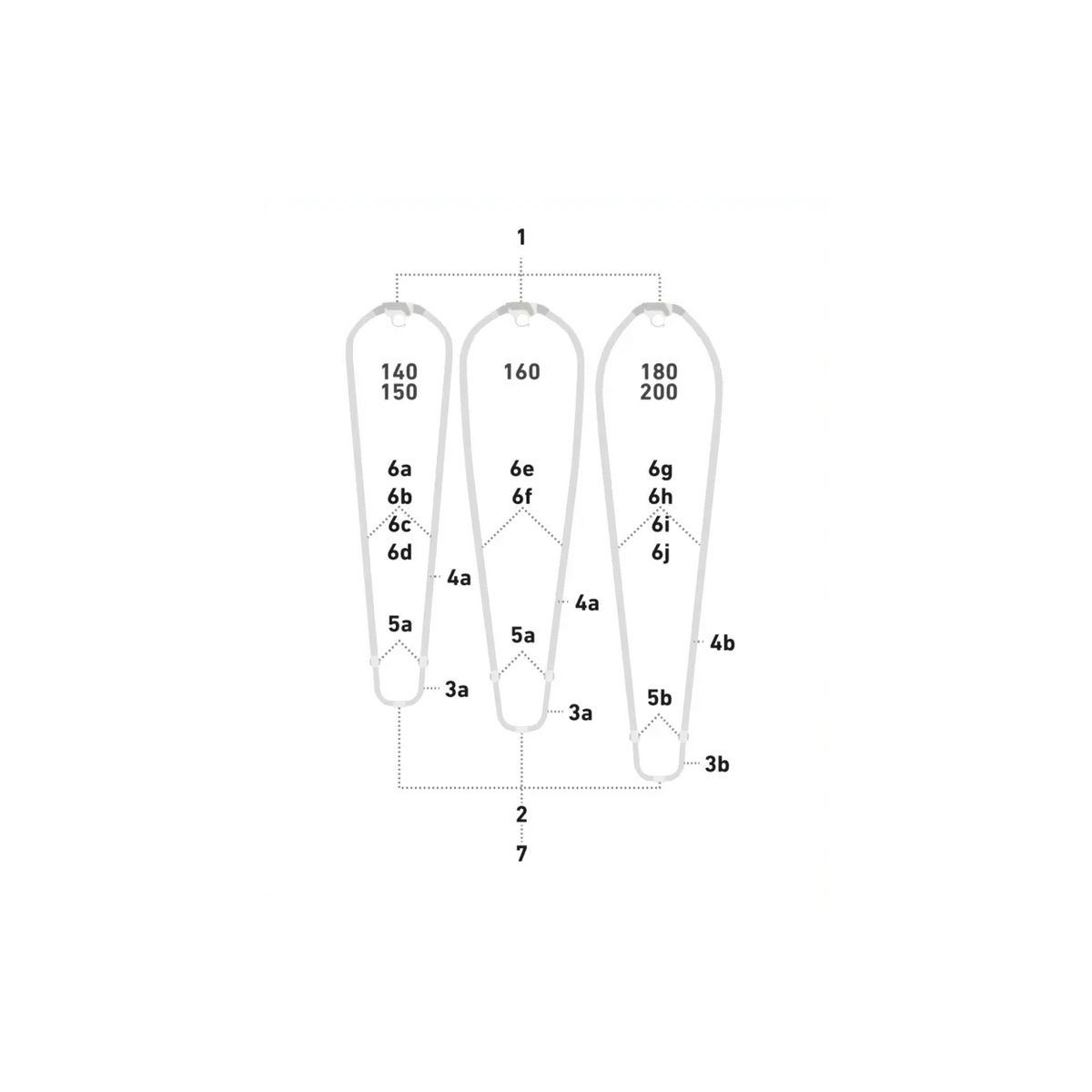 Duotone EVA grip Silver (2pcs) (SS22-24) 2024  Spareparts